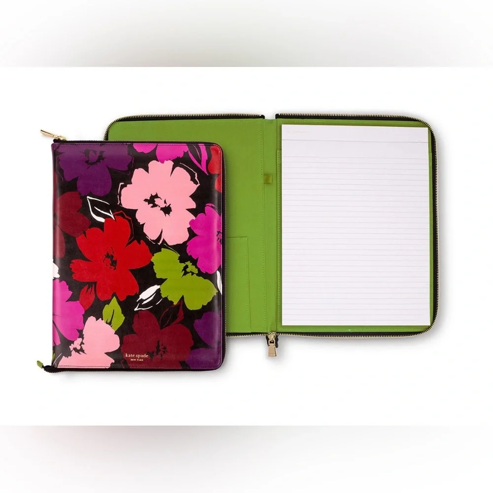 Kate Spade New York Multicolor Notepad Zip Folio